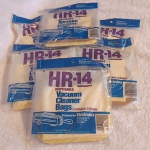 Electrolux vacuum cleaner bags fits models 60, 61, A thur T automatic